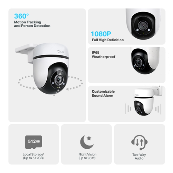Tính năng nổi bật của Camera Wi-Fi TAPO C500