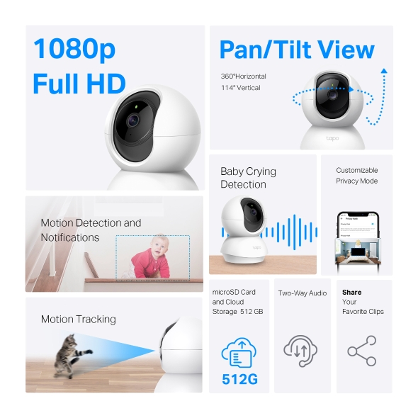 Những đặc điểm nổi bật của Camera Wi-Fi Tapo C200 V3