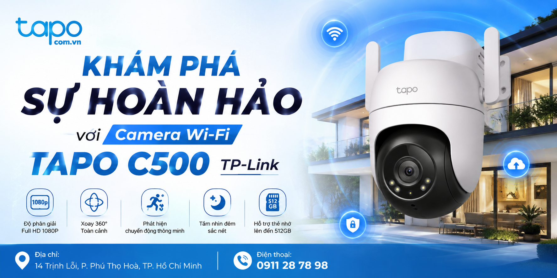 Khám Phá Sự Hoàn Hảo với Camera Wi-Fi TAPO C500 TP-Link