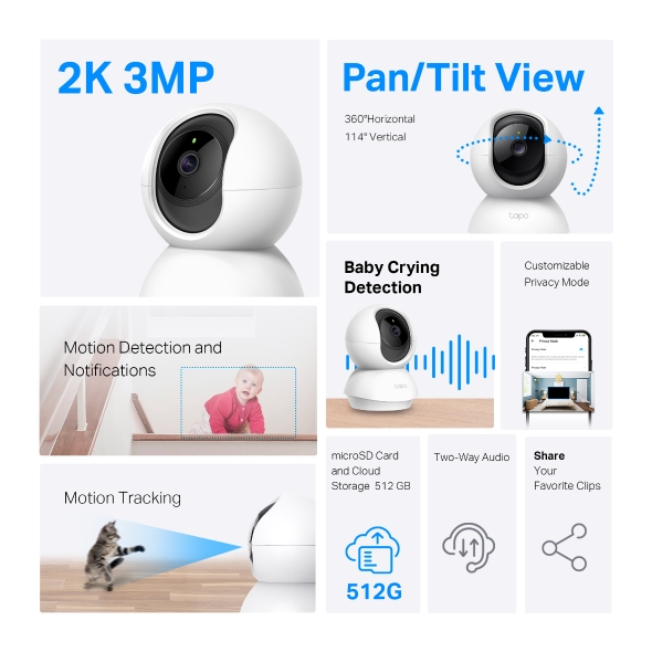 Những điểm nổi bật của Camera Wifi Tapo C210
