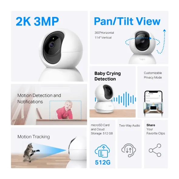 Những điểm nổi bật của Camera Wifi Tapo C210