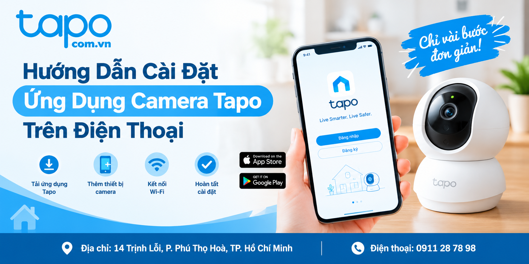 Hướng Dẫn Cài Đặt Ứng Dụng Camera Tapo Trên Điện Thoại