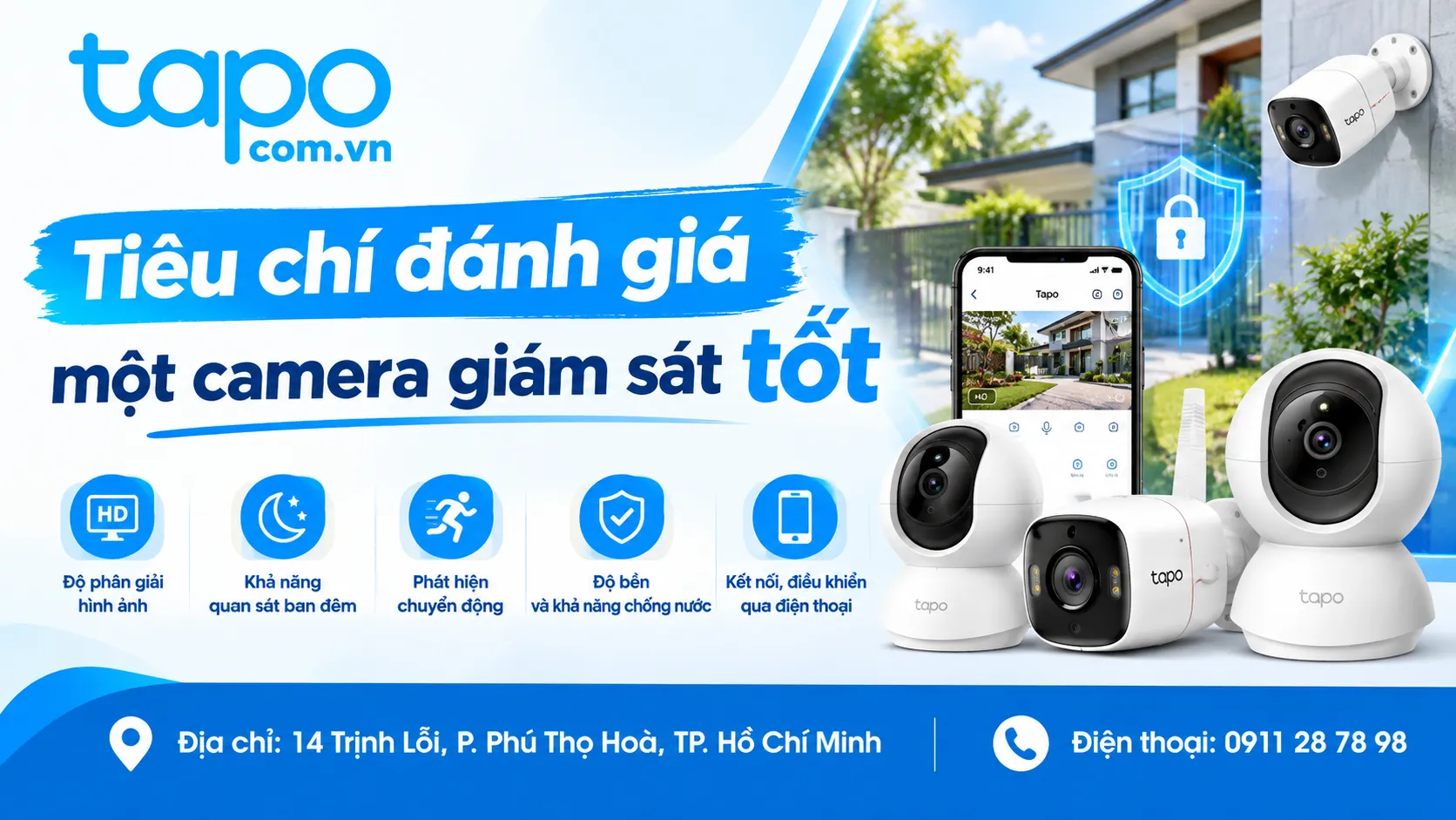 Tiêu chí đánh giá một camera giám sát tốt