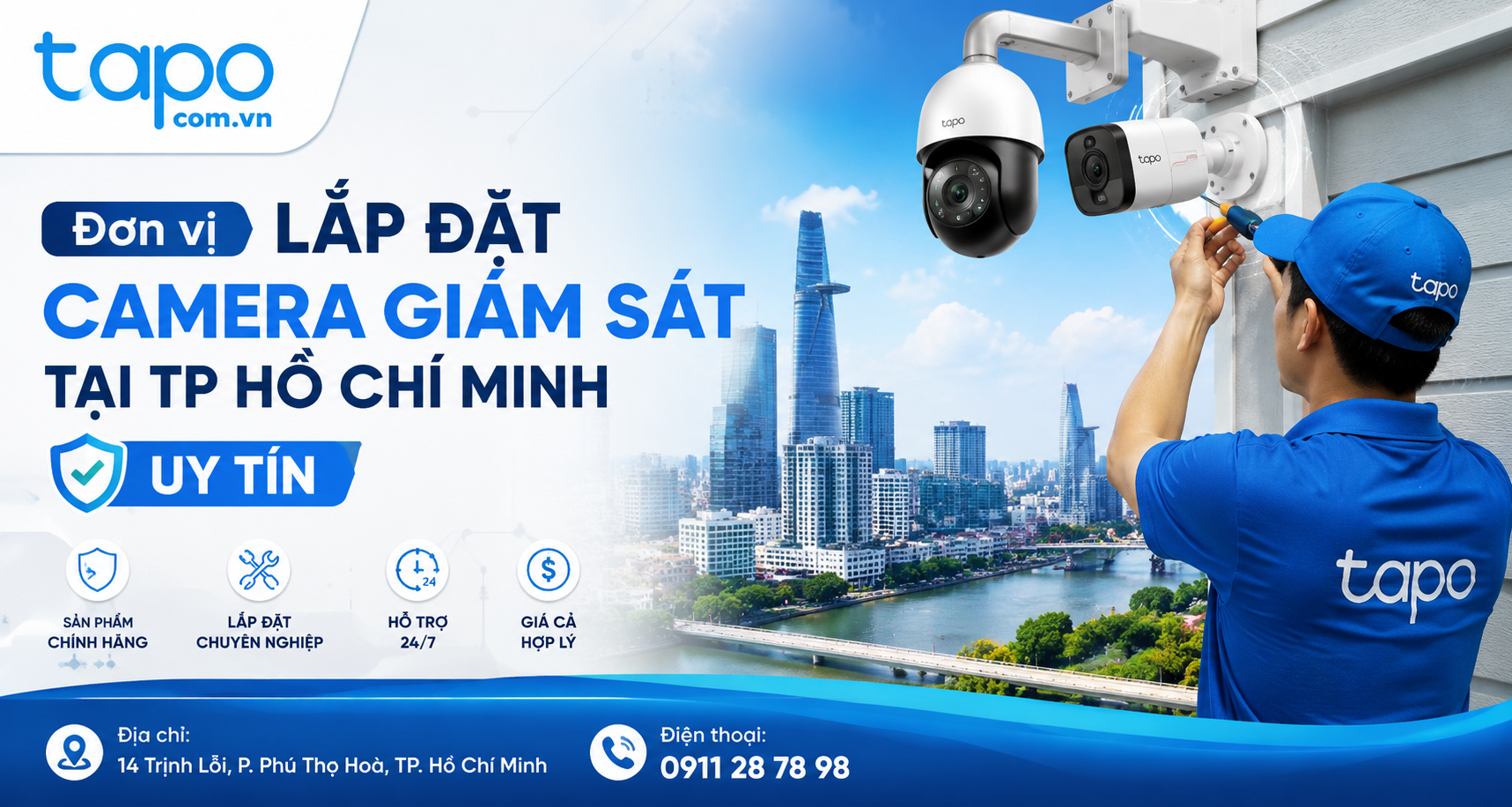 Đơn vị Lắp Đặt Camera Giám Sát Tại TP Hồ Chí Minh Uy Tín