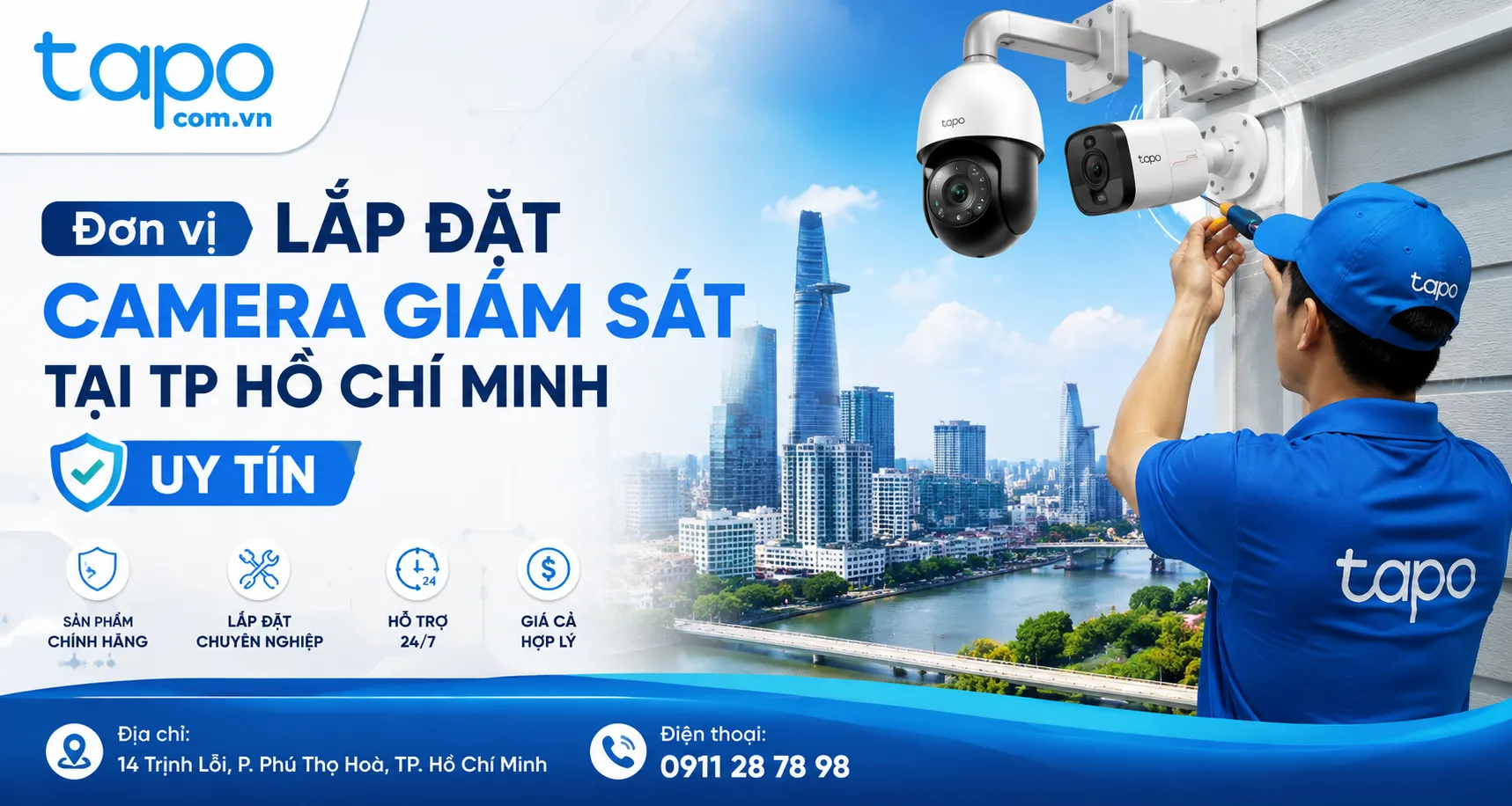 Đơn vị Lắp Đặt Camera Giám Sát Tại TP Hồ Chí Minh Uy Tín