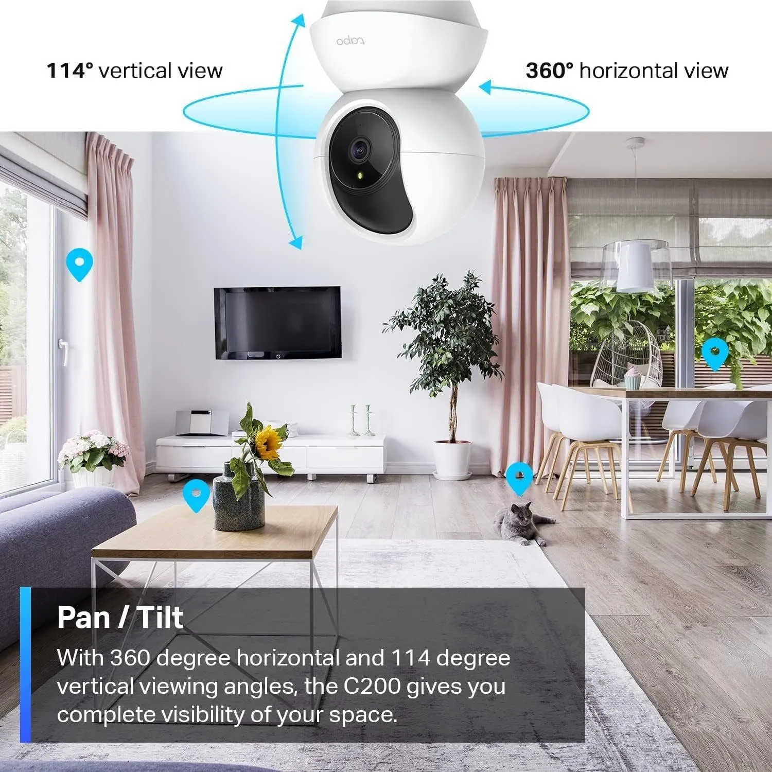 Camera 360 Độ Trong Nhà Là Gì?