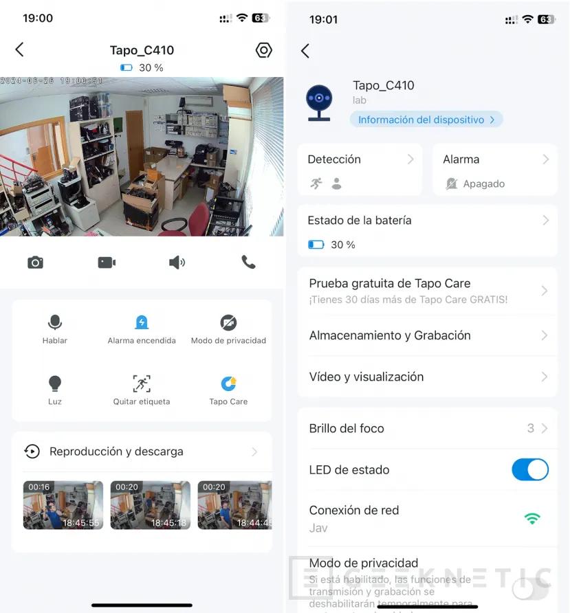 Bước 1: Mở ứng dụng Tapo và chọn camera cần thiết lập