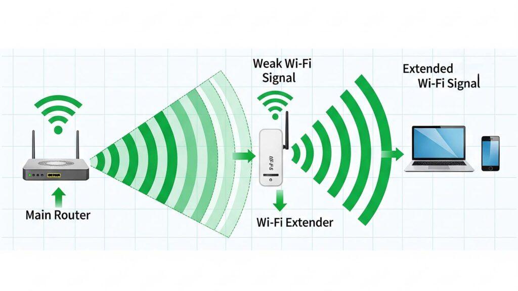 Wifi Repeater hoạt động như thế nào?
