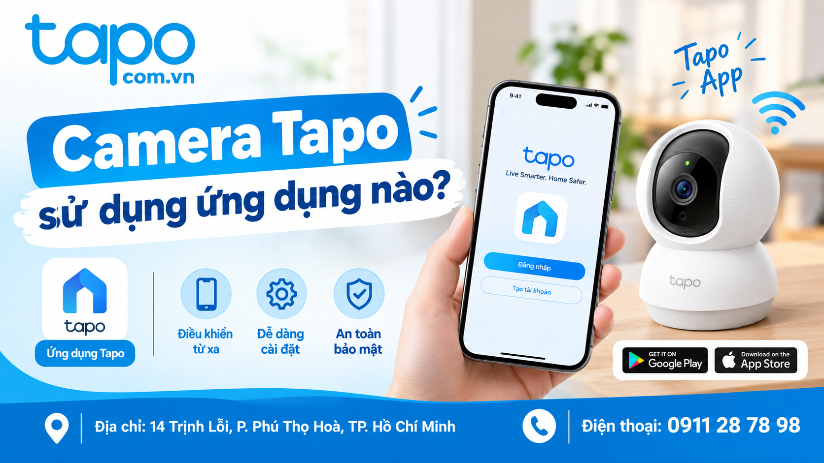 Camera Tapo sử dụng ứng dụng nào?