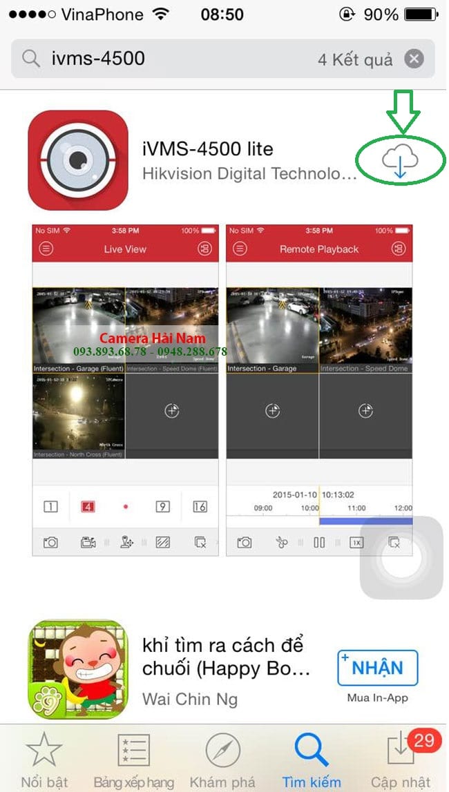 Hướng dẫn cách cài đặt camera ip wifi xem trên điện thoại Smartphone