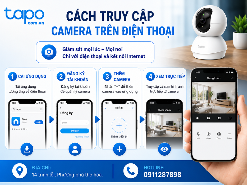 Cách truy cập camera trên điện thoại đơn giản nhất
