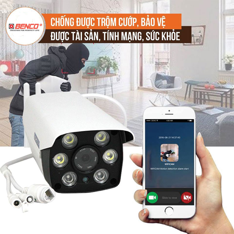 Tính năng sản phẩm camera hồng ngoại Yoosee WIFI ngoài trời