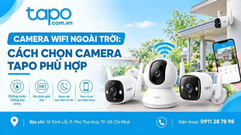 Camera Wifi Ngoài Trời: Cách Chọn Camera Tapo Phù Hợp