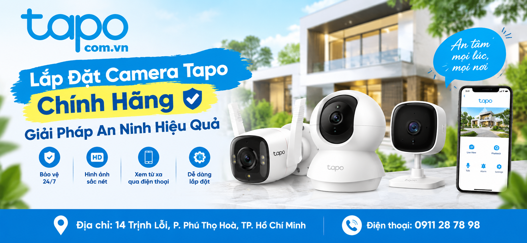Lắp Đặt Camera Tapo Chính Hãng: Giải Pháp An Ninh Hiệu Quả