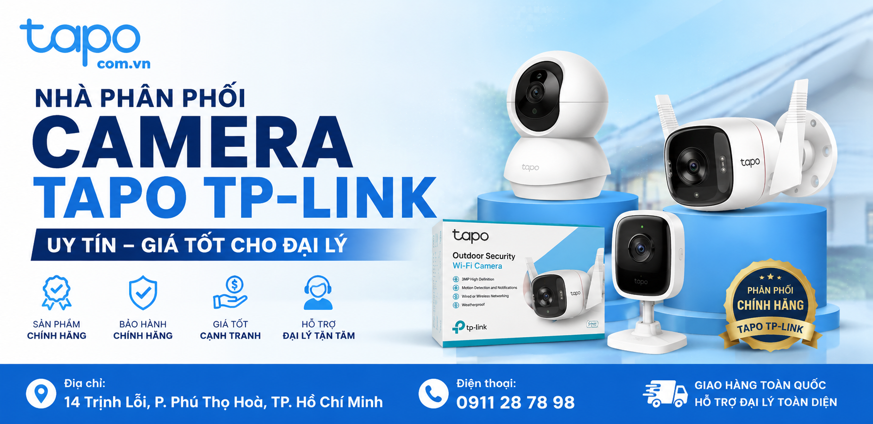 Nhà Phân Phối Camera Tapo TP-Link Uy Tín Giá Tốt Cho Đại Lý