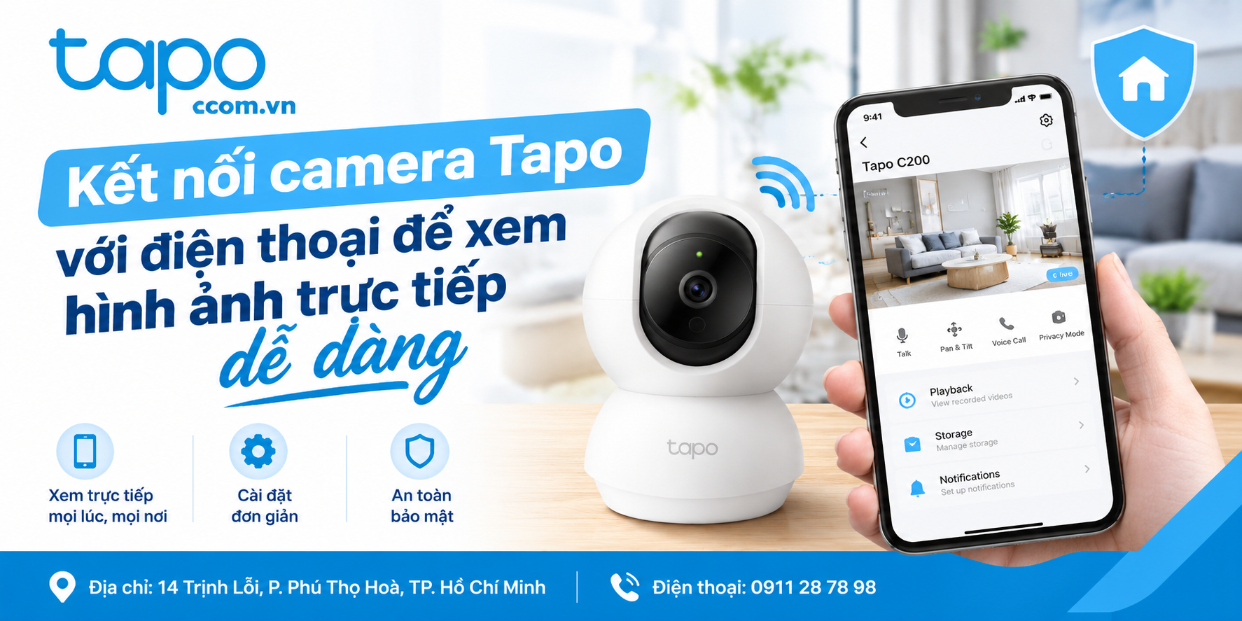 Kết Nối Camera Tapo Với Điện Thoại: Hướng Dẫn Cài Đặt Chi Tiết