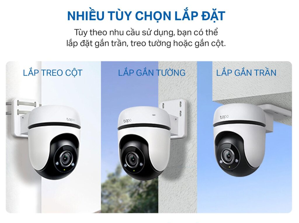 Cách lựa chọn vị trí lắp đặt camera WiFi Tapo