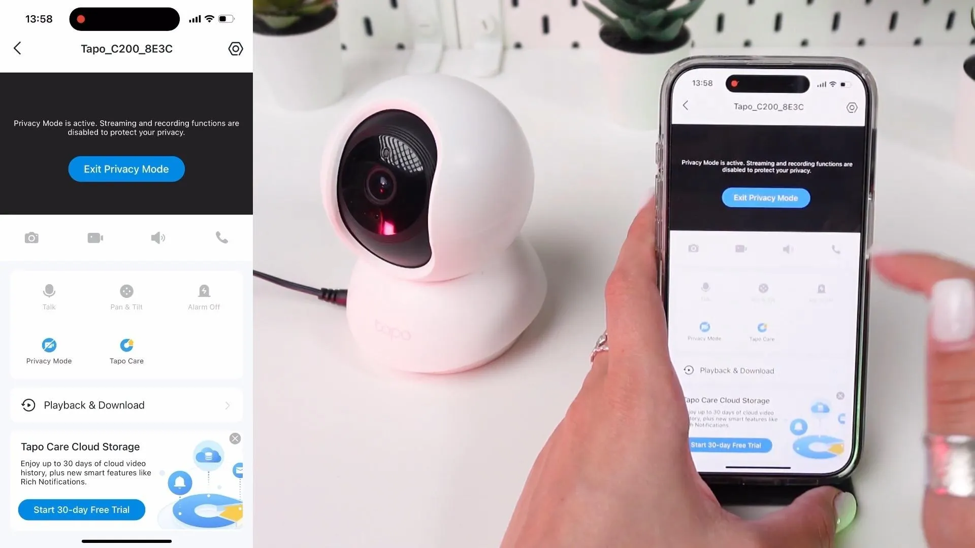 Cách tắt camera trong nhà bằng điện thoại