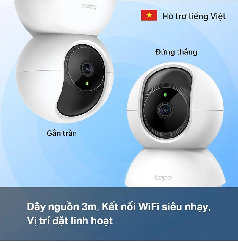 Camera IP Wifi TP-Link Tapo C200 360° 1080P 2MP CHÍNH HÃNG