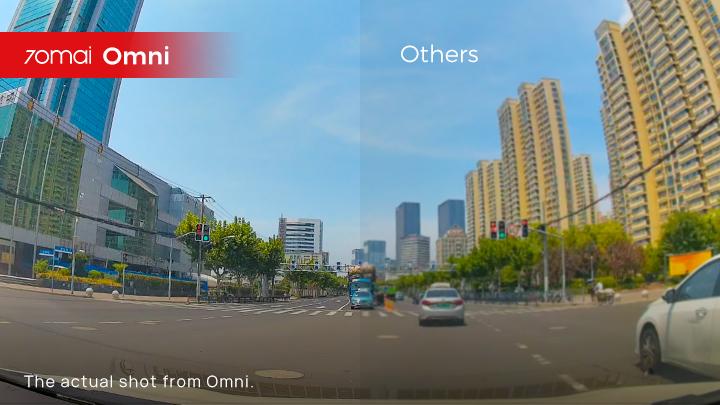 70mai X200 OMNI Ghi hình sắc nét ban ngày