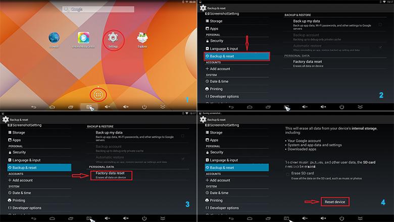 Cách reset Android TV Box đơn giản nhất