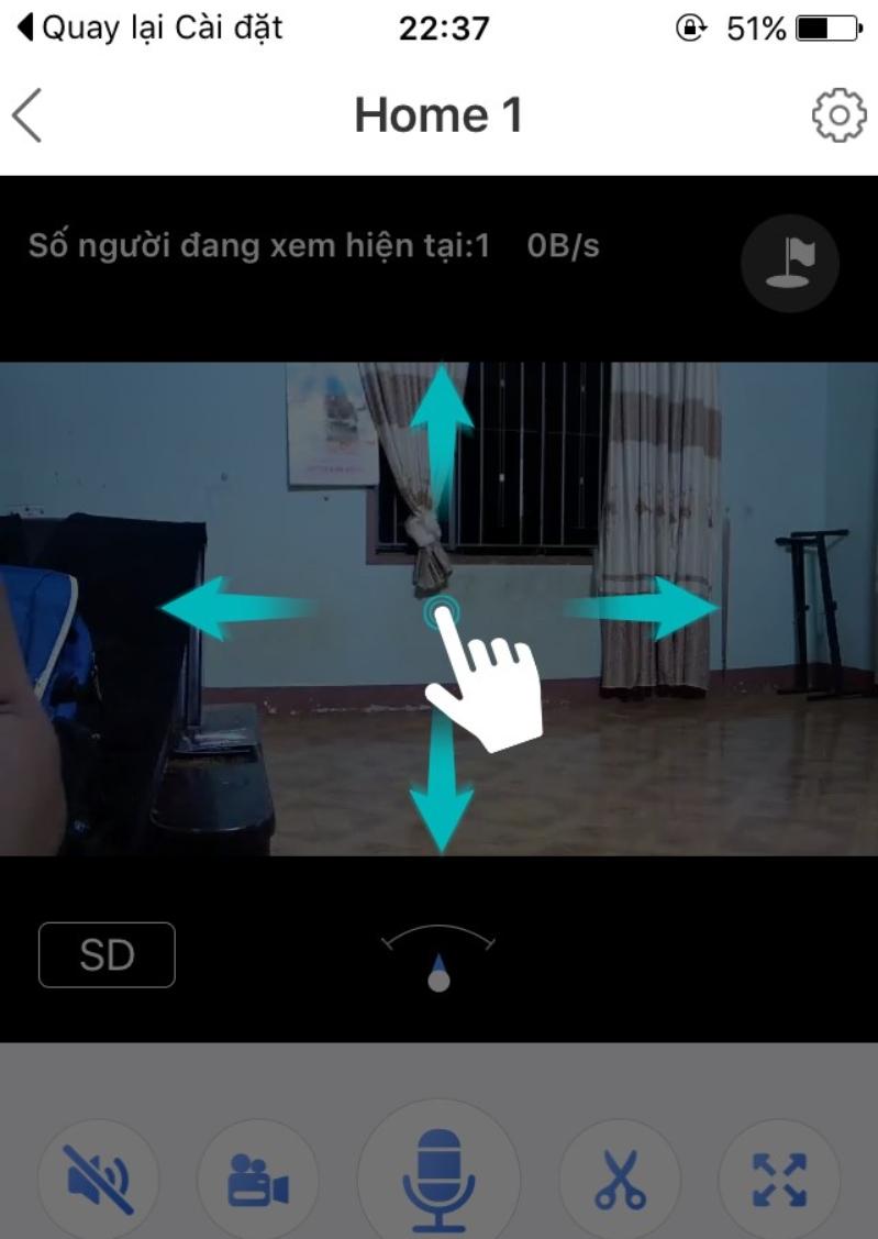 Cách xem camera trên điện thoại iphone và điều khiển