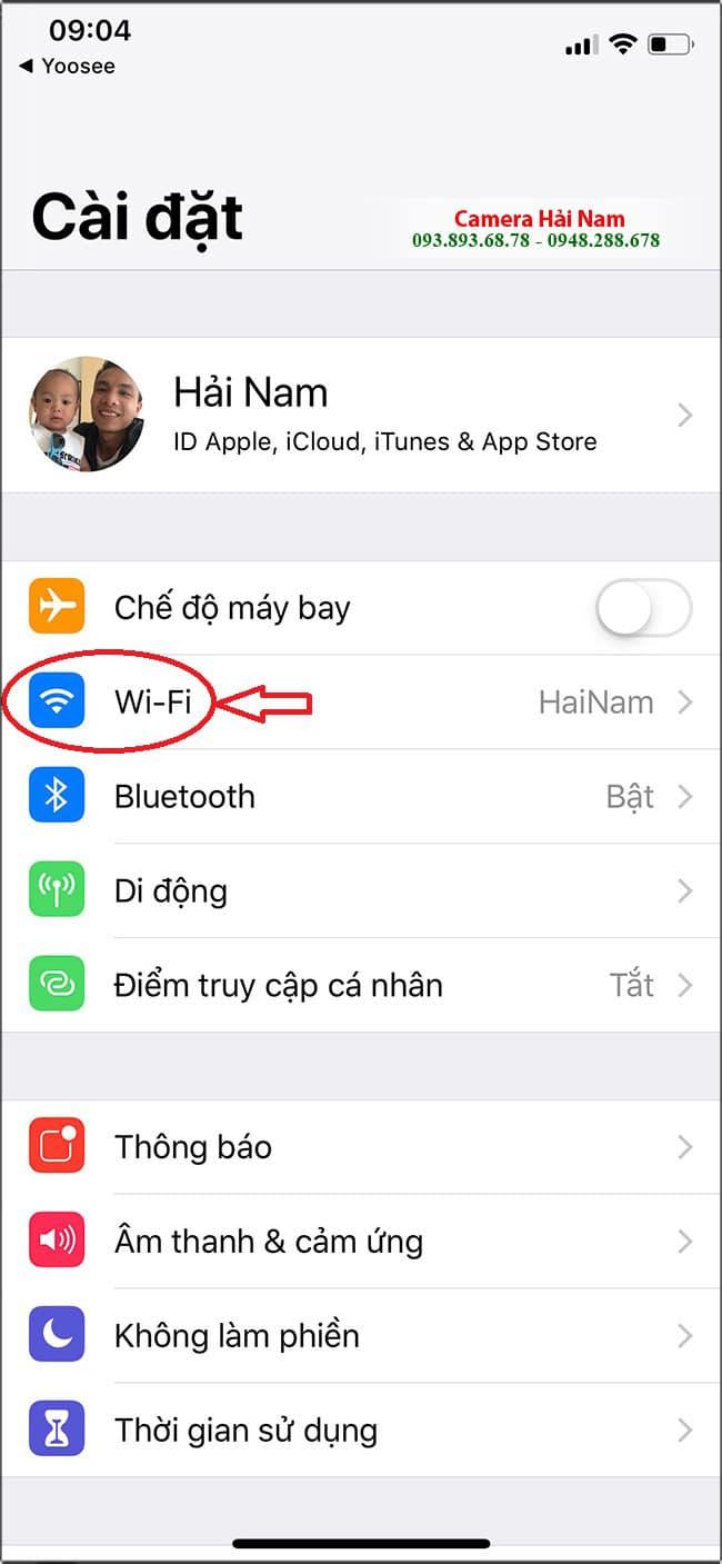 Cài đặt cảnh báo