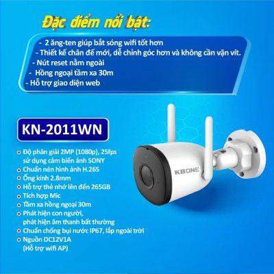 Camera an ninh không dây KN-2011WN