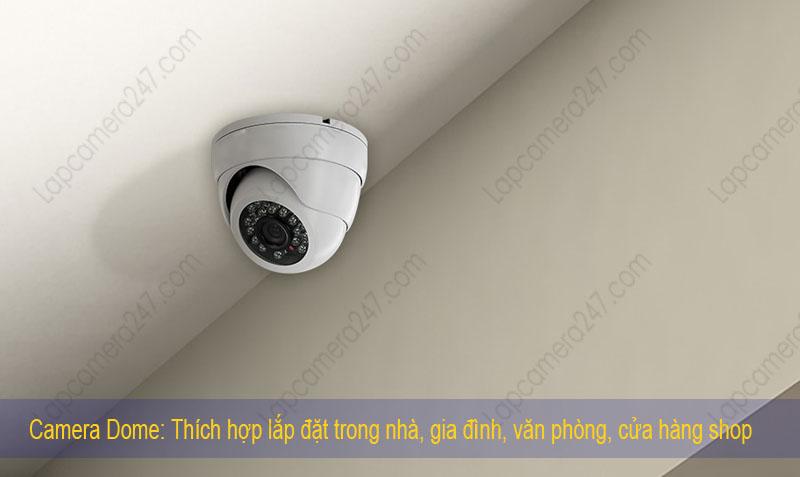 Camera dome lắp trong nhà