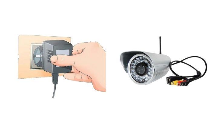 Camera rút điện ra có hoạt động được không?