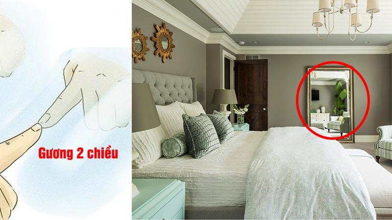 Cần chú ý kiểm tra những tấm gương trong phòng khách sạn