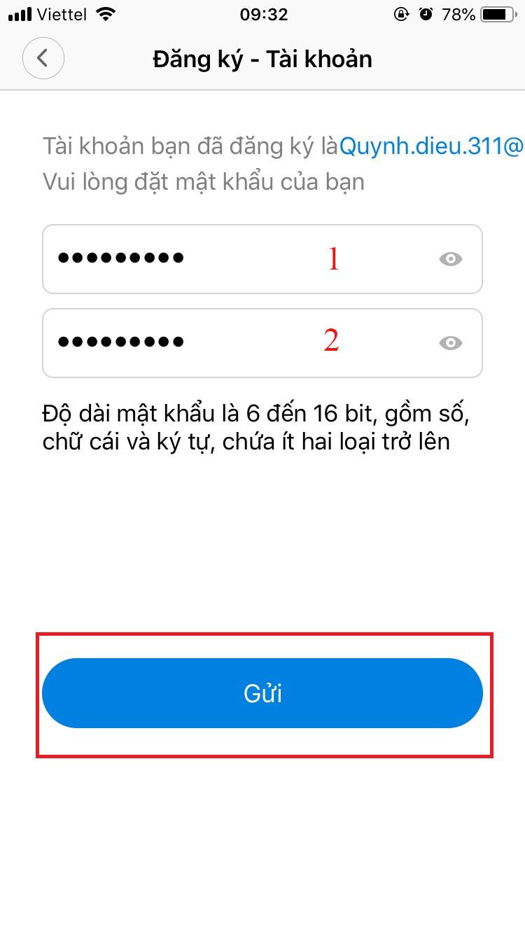 Đăng nhập tài khoản V380
