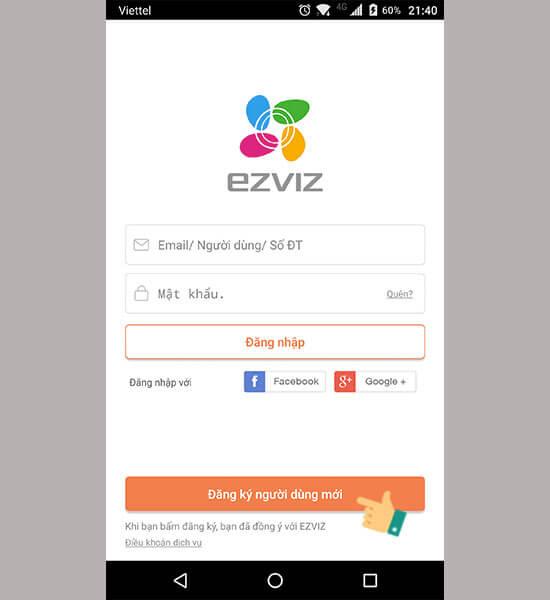 Giao diện tải ứng dụng Ezviz trên CH Play