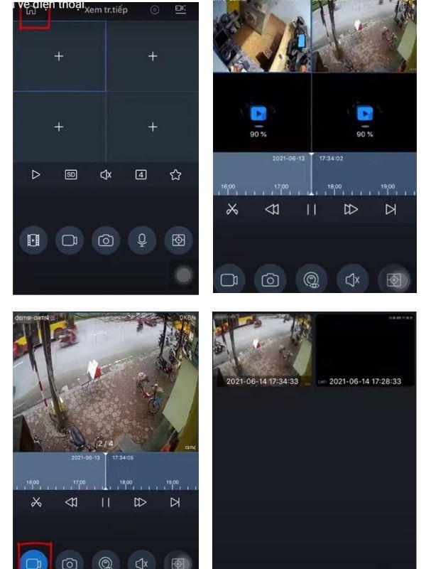 Hướng dẫn trích xuất Camera Dahua từ điện thoại