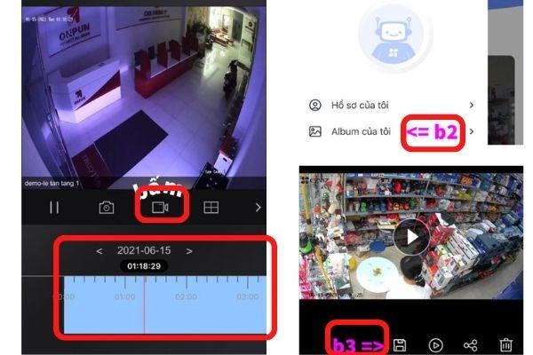 Hướng dẫn trích xuất Camera Ezviz từ điện thoại