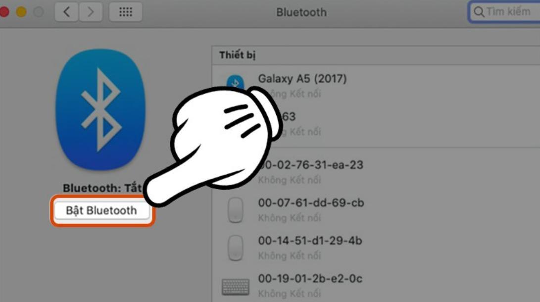 Kết nối tai nghe bluetooth với macos 1