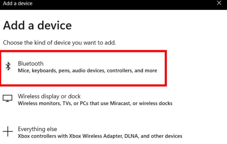 Kết nối tai nghe bluetooth với quick setting