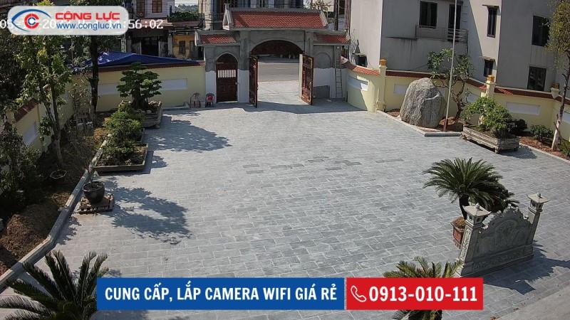 lắp camera wifi ngoài trời giá rẻ nhất tại hải phòng