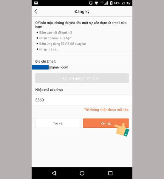 Quét mã QR trên camera Ezviz