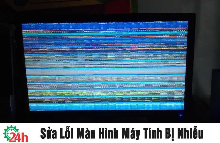 sửa lỗi màn hình máy tính bị nhiễu