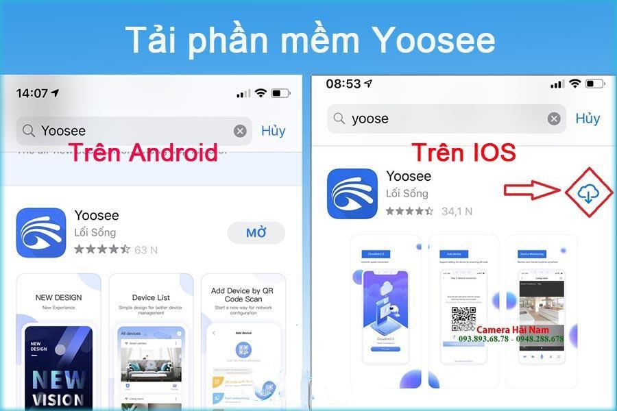 Tải phần mềm Yoosee