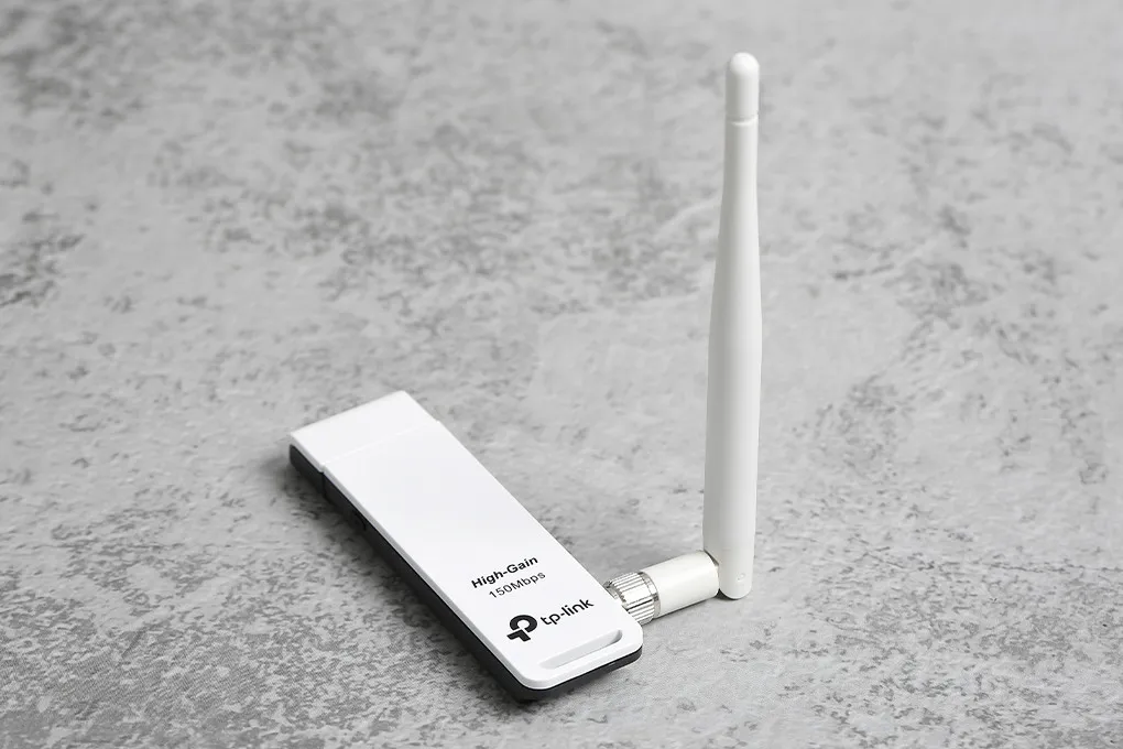USB WiFi TP-Link TL-WN722N 150Mbps với ăng-ten thu sóng mạnh
