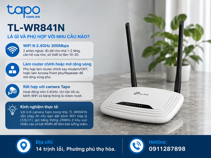 TL-WR841N là gì và phù hợp với nhu cầu nào?