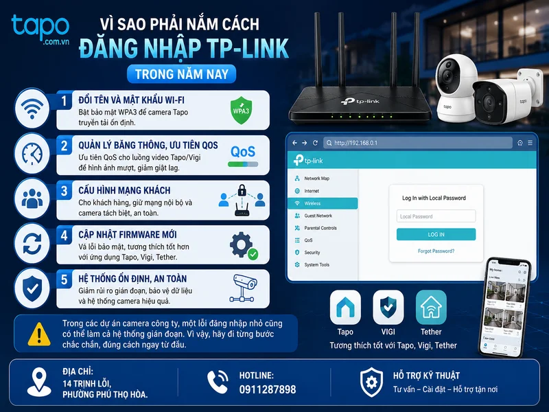 Vì sao phải nắm cách đăng nhập TP-Link trong năm nay