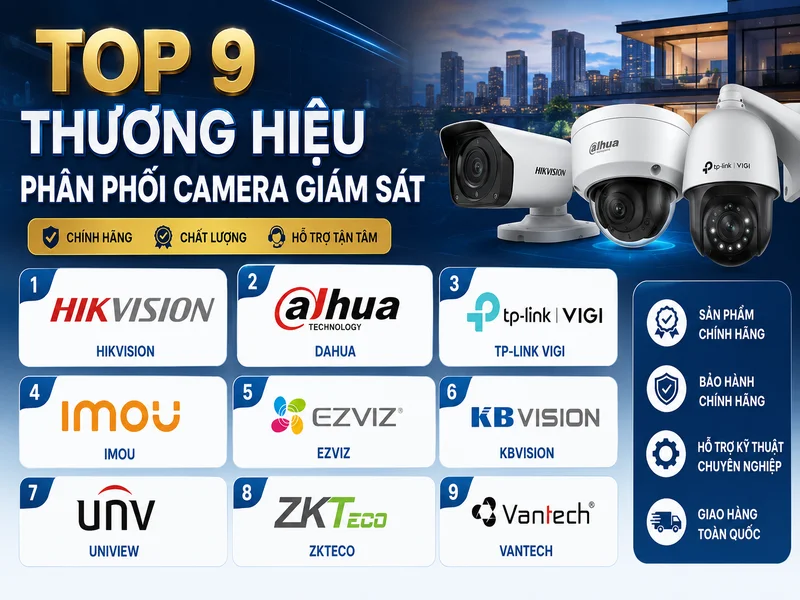 Top nhà phân phối camera giám sát uy tín tại TPHCM: Cách chọn đúng nơi mua để tránh rủi ro