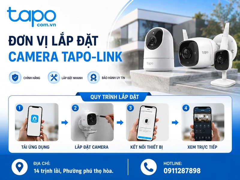 Các đơn vị lắp đặt camera Tapo-Link uy tín tại TPHCM