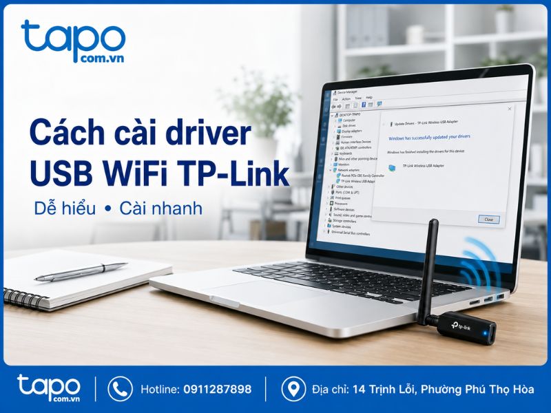 Cách cài driver USB wifi TP-Link