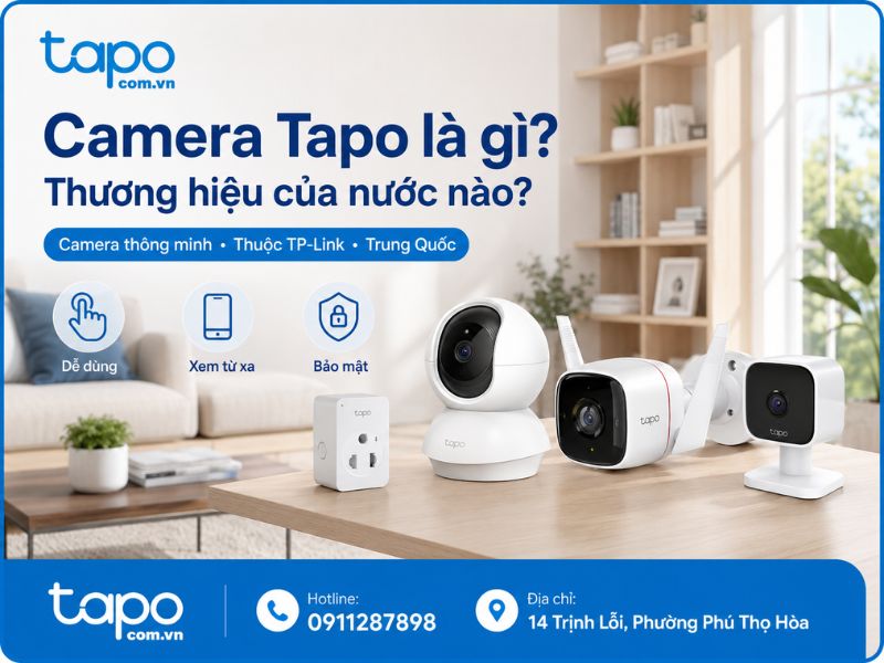 Camera Tapo là gì? Thương hiệu của nước nào?