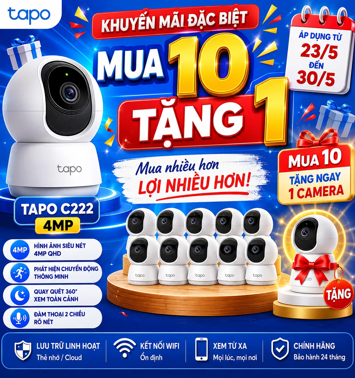 Những trường hợp Deco giúp camera Tapo ổn định hơn rõ rệt