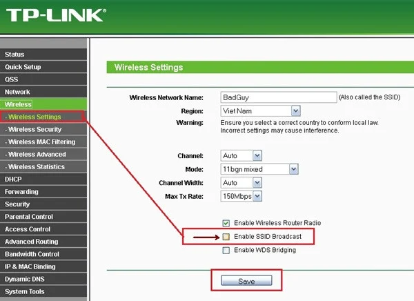 Cách ẩn WiFi TP-Link (tắt SSID Broadcast) an toàn: hướng dẫn chi tiết, dễ làm tại nhà